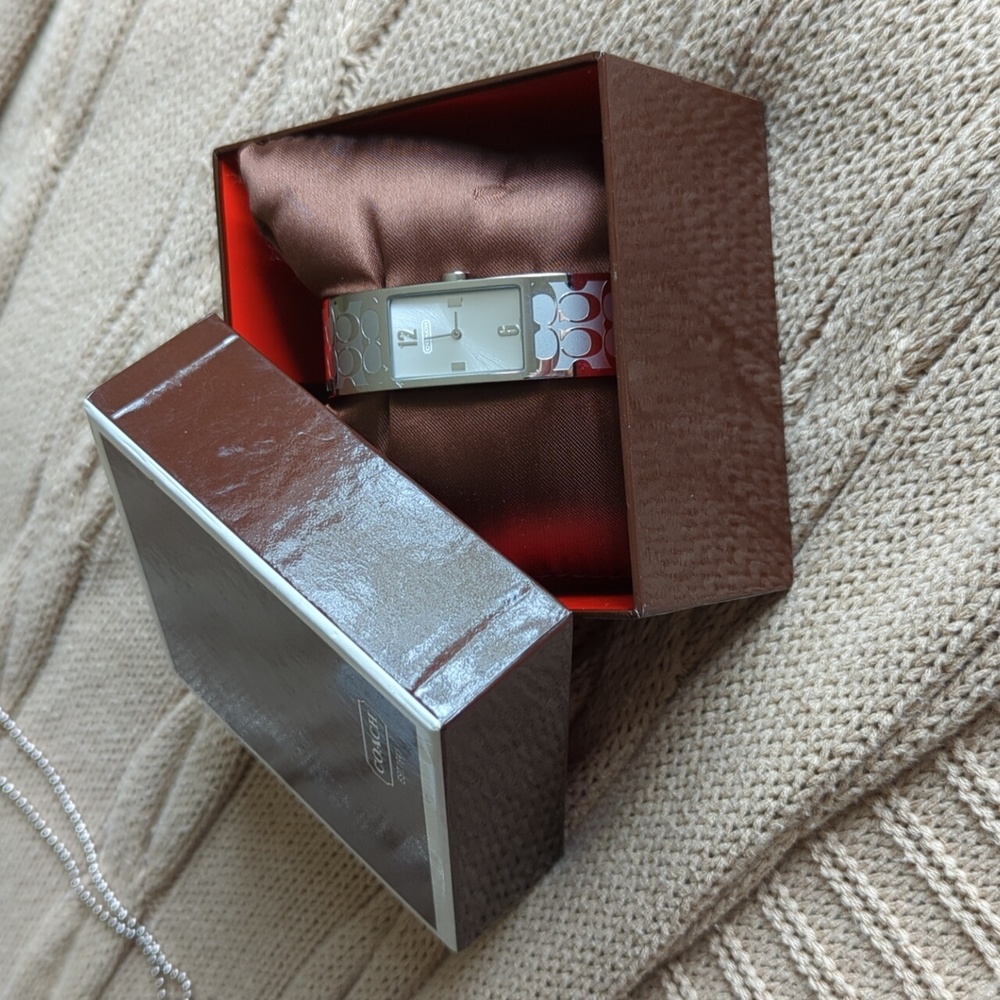 Coach bangle watch
